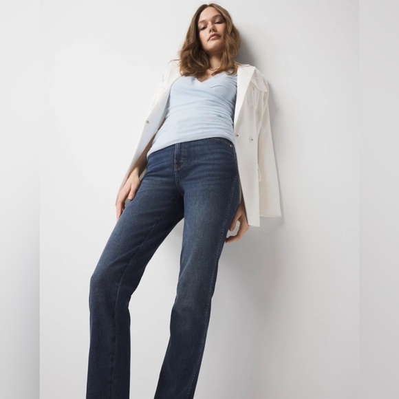 White House Black Market Surplice Mesh Top - Picture 3 of 4